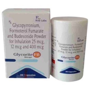 Glycopyrronium formoterol fumarate 25,12,400mcg